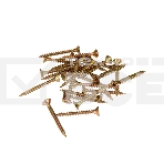 Саморез универсальный Kranz 4х35 желтый цинк, пакет (800 шт/уп), фото 1