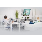 Кронштейн для телевизора Hama Fullmotion черный/белый 19