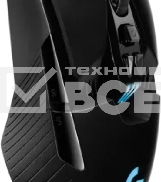 Мышь беспроводная Logitech G903 LIGHTSPEED черный, 25600 dpi, радиоканал, USB, кнопки - 11
