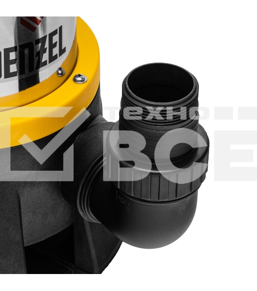 Дренажный насос Denzel DP1400X, 1400 Вт, подъем 11 м, 25000 л/ч