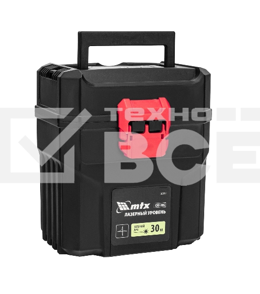 Лазерный уровень CRX-30G, 30 м, зеленый луч, батарейки, резьба 5/8