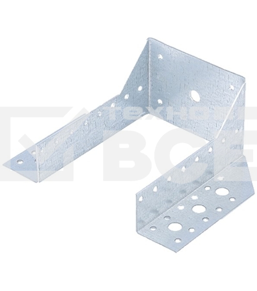 Опора бруса раскрытая, OBR R-100х140х76 мм, цинк, Россия Сибртех