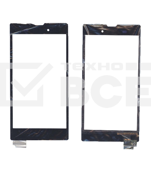Сенсорное стекло (тачскрин) для Sony Xperia T3, черное