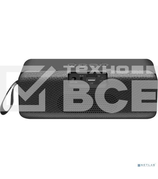 Акустическая система Defender LIGHT/BT/FM/USB/TF/AUX Q1 черный 10 Вт