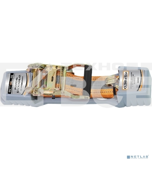 Ремень багажный с крюками, 0,038х5м, храповый механизм AutomaticStels