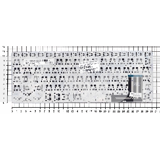 Клавиатура для ноутбука Samsung 470R4E BA59-03619C, черная