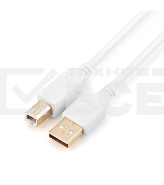 Кабель а/в GoPower Длина 1.8 м Разъемы USB A (M)-USB B (M) белый 00-00028931