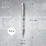 Ручка шариковая Parker Urban Core (CW2150860) Metro Metallic CT M черн. черн. подар.кор.европод., фото6
