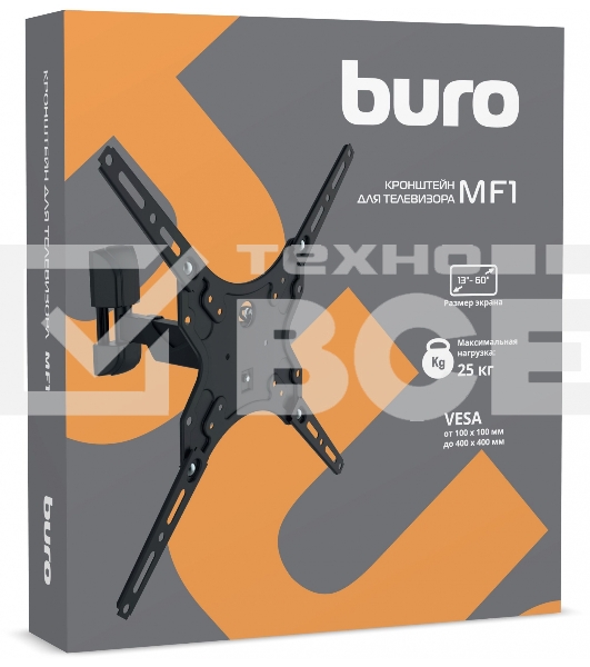 Кронштейн для телевизора Buro MF1 черный 13