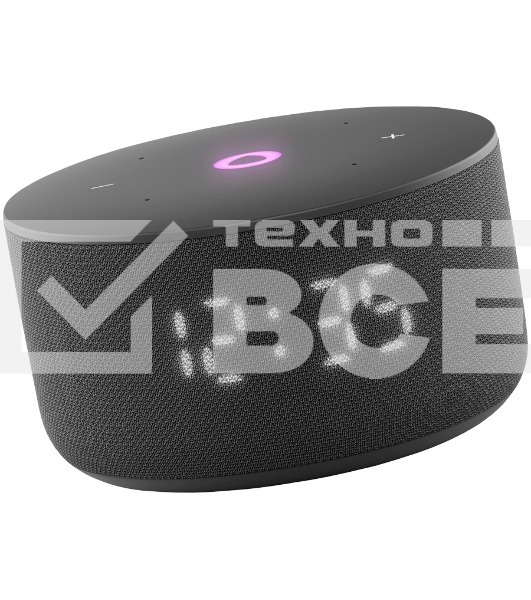 Умная колонка Yandex Станция Мини 3 Алиса черный 12W 1.0 BT/Wi-Fi