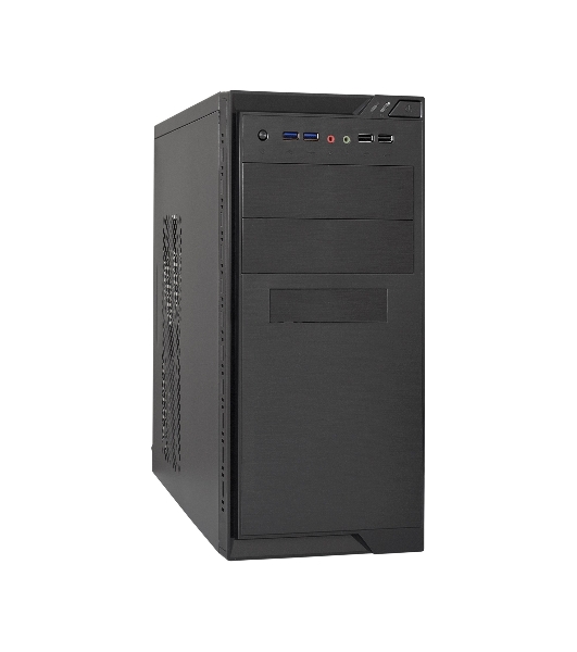 Компьютерный корпус Minitower ExeGate MA-372UX-UNS450 (mATX, БП UNS450 с вент. 12см, 2хUSB+2хUSB3.0, аудио, черный)