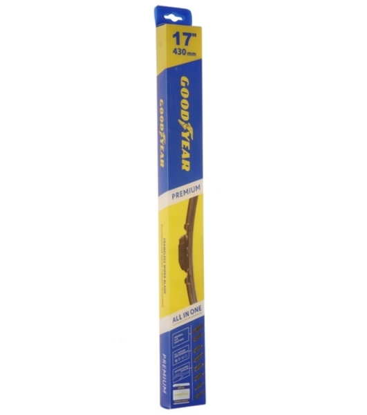 Бескаркасная щетка GOODYEAR GY000437 PREMIUM 17''/43см