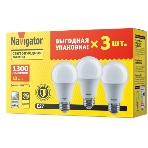 Лампа светодиодная Navigator NLL-A60-15-230-4K-E27 15 Вт грушевидная 4000К белый E27 1200 лм 176-264В, фото3