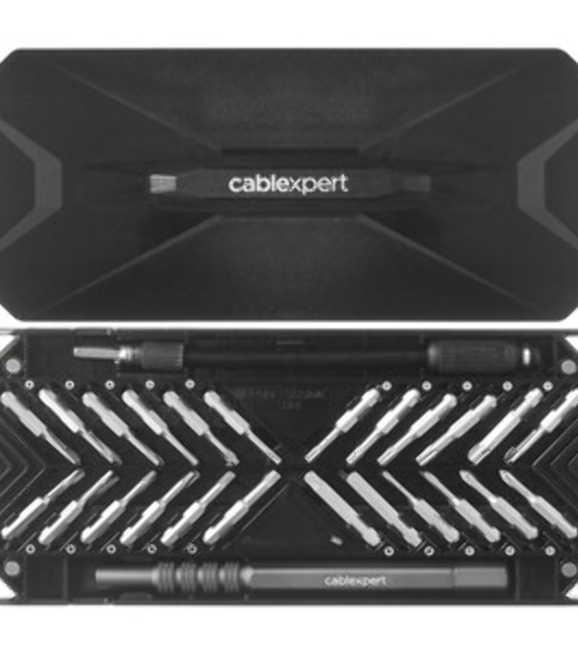 Отвертка с набором бит Cablexpert TK-SD-11R (50 предметов)