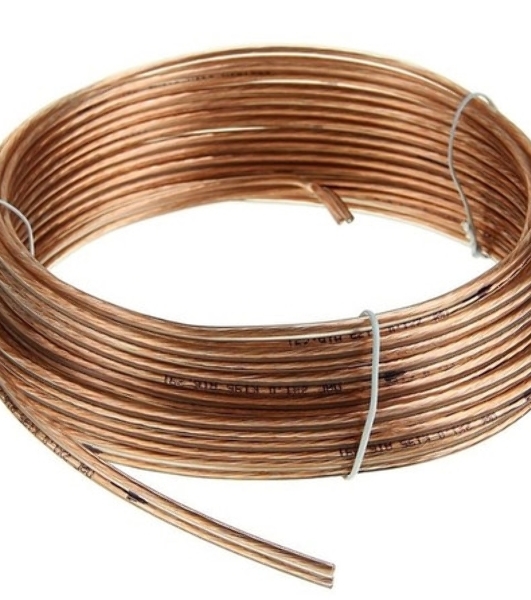 Акустический кабель Cablexpert CC-TC2x1,0-15M, прозрачный, 15 м, бухта
