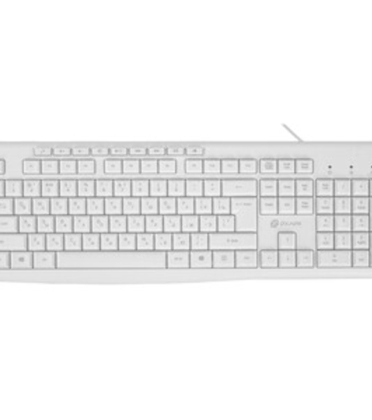 Клавиатура Oklick 305M проводная, USB Type-A, белый