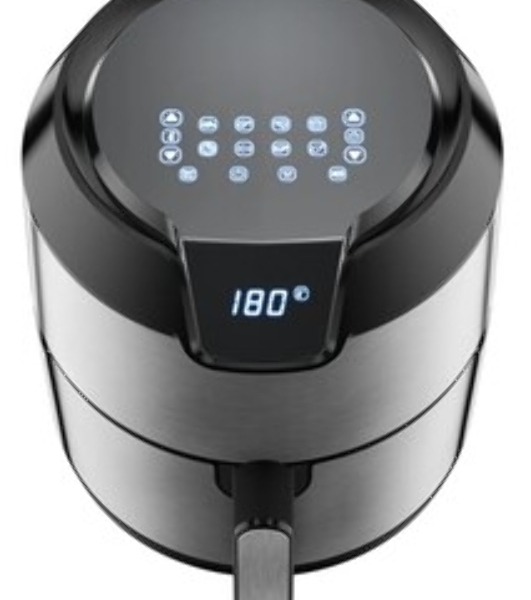 Аэрогриль Tefal EY401D15 серебристый, 1500 Вт, 4.2 л, сенсор, 8 программ