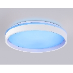 Светодиодный светильник RGB Ambrella light FZ607 WH/GD белый/золото IP20 66W 3000K-6500K+RGB D490*85 (ПДУ ИК), фото4