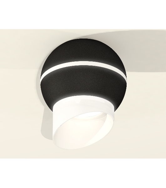 Светильник Ambrella Light XS1102043 SBK/FR черный песок/белый матовый MR16 GU5.3 LED 3W 4200K (C1102, N7175)