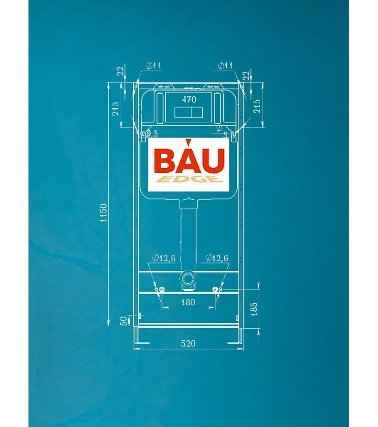 Комплект BAU 6 в 1: инсталляция BAU PRO, унитаз подвесной безободковый торнадо обратного потока Bau Dream 52х36 Hurricane-2, сиденье дюропласт микролифт, кнопка смыва BAU Soul, белая