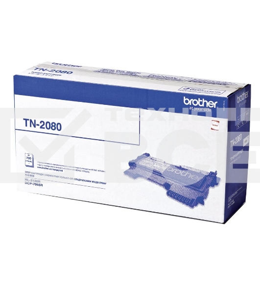 Картридж лазерный Brother TN-2080 черный {HL2130/DCP7055, (700 стр.)}