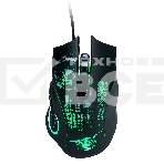Мышь проводная Qumo Gremlin M37 черный, 3200 dpi, USB, кнопки - 6, фото 1