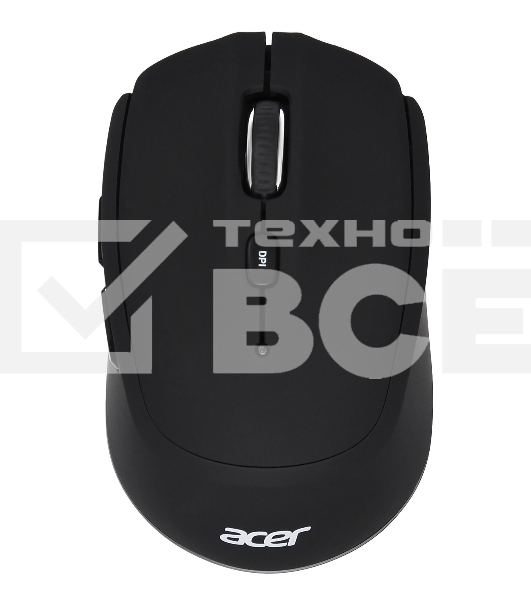 Мышь беспроводная Acer OMR050 черный, 1600 dpi, радиоканал, Bluetooth, USB, кнопки - 6