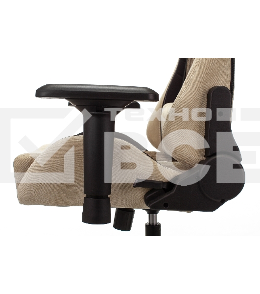 Кресло игровое Бюрократ VIKING 7 KNIGHT BR FABRIC коричневый текстиль/эко.кожа крестовина металл/пластик