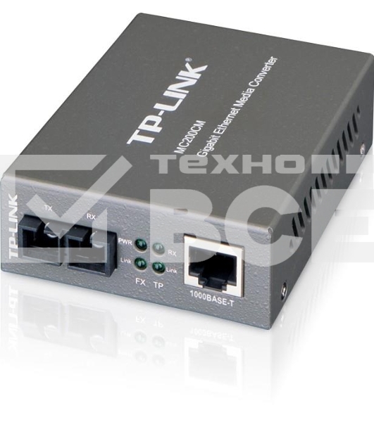 Сетевое оборудование TP-Link SMB MC200CM Медиаконвертор 10/100/1000M RJ45 to 1000M multi-mode,Full-duplex,up to 550m,