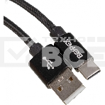 Кабель USB (m)-USB Type-C (m) 3м черный, фото 1
