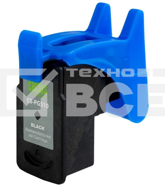 Картридж струйный Cactus CS-PG510 черный (15 мл) для Canon Pixma MP240/MP250/MP260/MP270/MP480/MP490/MP492/MX320/MX330