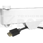 Кронштейн для телевизора Hama Fullmotion черный/белый 19