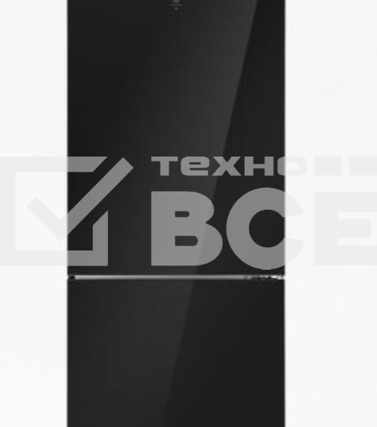 Холодильник Maunfeld MFF185NFB черный глянцевый двухкамерный 211/104л морозилка снизу, No Frost