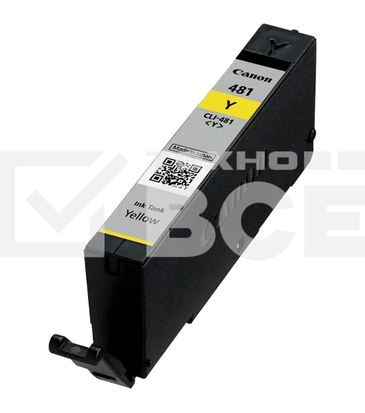 Картридж струйный Canon CLI-481 Y EMB желтый (257 стр.) для Canon TS6140/TS8140/TS9140/TR8540