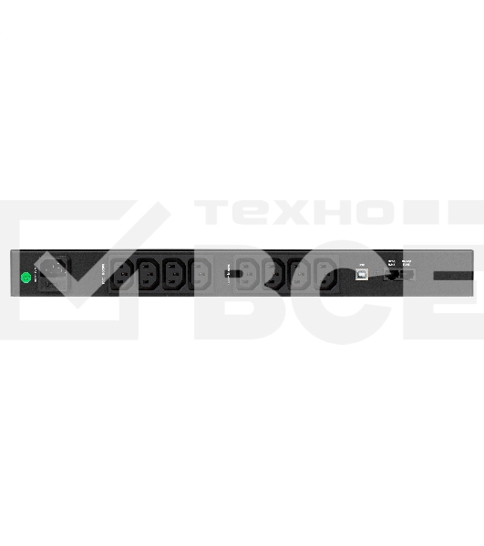 Источник бесперебойного питания ExeGate 1U ServerRM UNL-1200.LCD.AVR.8C13.RJ.USB.1U <1200VA/720W, LCD, AVR, 8*C13, RJ, USB, 1U, установка в стойку, Black>