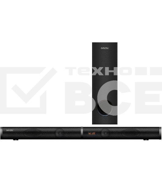 Саундбар Ginzzu 2х25W+50W/HDMI/Optical/LINE IN/BT/USB/ДУ GM-506