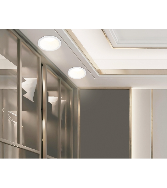 Встраиваемый точечный светильник Ambrella light TN102805 WH белый GU5.3 D81*50