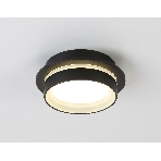 Светильник Ambrella light TN5385 SBK/FR черный песок/белый матовый GX53 IP44 D105*40, фото3