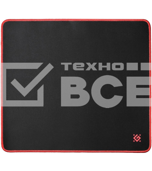Игровой коврик DefenderBlack XXL 400x355x3 мм, ткань+резина