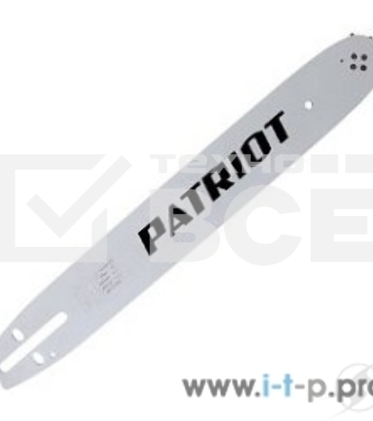 Цепи, шины, свечи, заточн. инструмент для пил Шина PATRIOT P140SPEA074, 867131474 Шина 14' - шаг 3/8 дюйма, ширина паза 1,3мм. 50 зв.