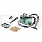 Строительный пылесос Bosch EasyVac3 зеленый, 170/700 Вт, уборка сухая, пылесборник контейнер, 2 л, фото6