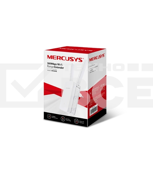 Усилитель Mercusys MW300RE 300Mbps Wi-Fi Range Extender