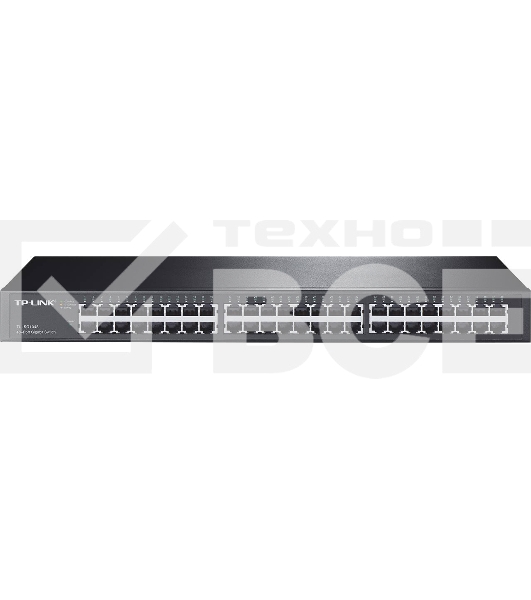 Сетевой коммутатор TP-Link SMB TL-SG1048 Коммутатор 48-port Gigabit Switch, 1U 19-inch rack-mountable steel case