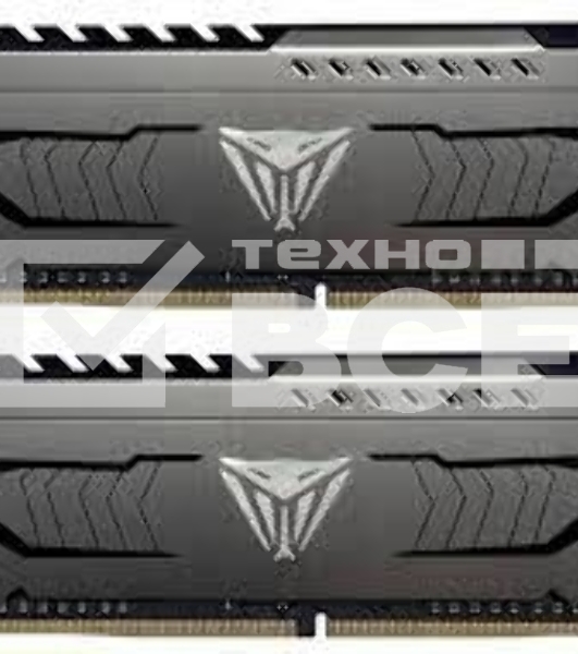 Оперативная память Patriot Viper Steel, DDR4, 16GB (2x8 GB), 3000 MHz, CL16, радиатор, чёрный