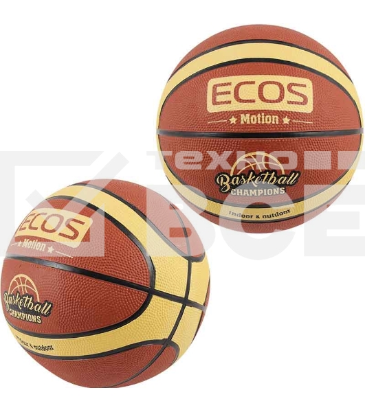 Ecos Мяч баскетбольный ECOS MOTION BB105 (№7, 2 цвета,12 панелей)