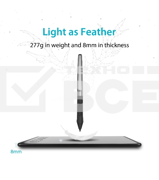 Графический планшет Huion INSPIROY H640P