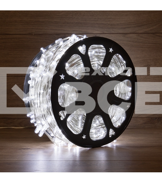 Гирлянда «LED Клип-лайт» 12 V, прозрачный ПВХ, 150 мм, цвет диодов белый