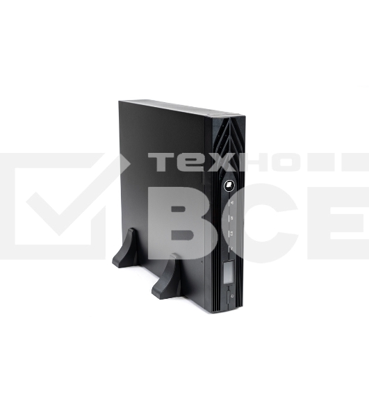 Источник бесперебойного питания SKAT-UPS 1000 RACK + 2x9Ah UPS 900 W, On-Line, sine, built-in rechargeable batteries 2 pcs x 9Ah