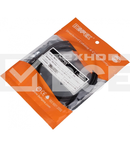 Кабель USB (m)-Lightning (m) 1м черный