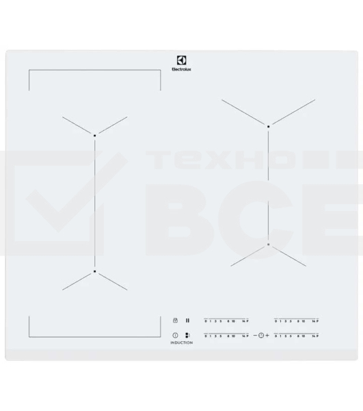 Встраиваемая индукционная панель Electrolux EIV63440BW